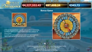 Mega Fortune Dreams Bonusspiel